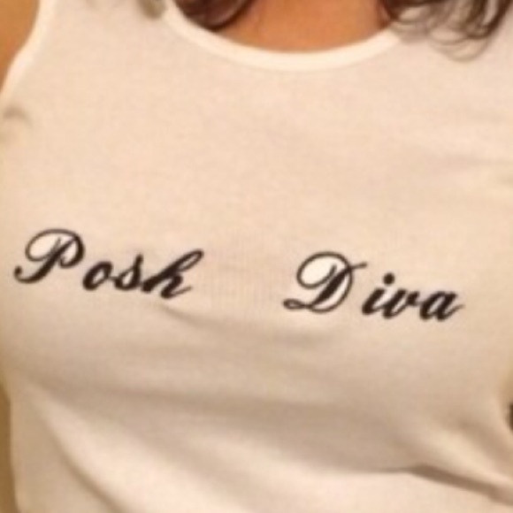 POSH Diva™ Embroidered Tank Top. Price firm. - Picture 3 of 4